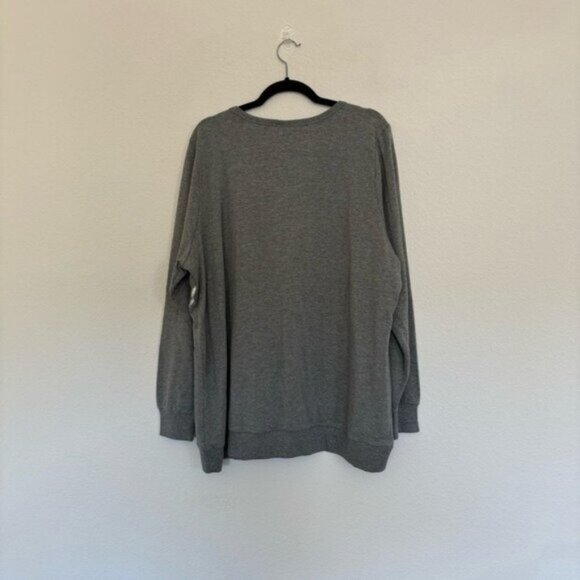 Torrid Size 3X Ultra Soft Fleece Crew Neck Trim Detail Sweatshirt - Picture 6 of 7